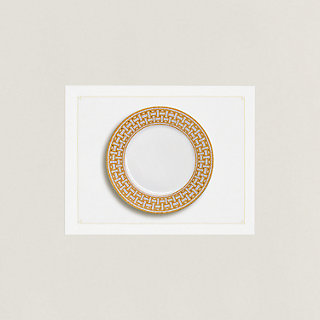 ランチョンマット 《アンテルリーニュ》 - ホワイト | Hermès